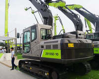 Excavatrice sur chenilles Zoomlion ZE135E-10 haute performance de 13,5 tonnes de qualité supérieure avec un excellent service après-vente