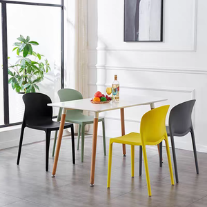 <span class=keywords><strong>Chaises</strong></span> de <span class=keywords><strong>salle</strong></span> <span class=keywords><strong>à</strong></span> <span class=keywords><strong>manger</strong></span> en plastique empilables colorées de style nordique moderne pour la <span class=keywords><strong>salle</strong></span> <span class=keywords><strong>à</strong></span> <span class=keywords><strong>manger</strong></span> - Product Image 6