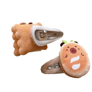 <span class=keywords><strong>Pince</strong></span> à cheveux BB en cristal en forme de burger simulé, faite à la main, amusante, pour filles, enfants et femmes, accessoire de coiffure latéral - Product Image 5
