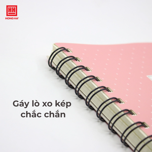 Cuaderno Espiral Ogringa B5, Tapa Dura Creativa, Papel Suave, Diseño Divertido, Encuadernación Duradera, Modelo de Estudio Hong Ha 4176, 05 Libros por Paquete - Product Image 4