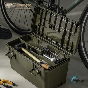 Customizable Logo Multifunctional Outdoor <b>Camping</b> Double Tier Glossy Finish Food-Safe Sit-Down Foldable PP <b>Storage</b> <b>Box</b> for Car - Product Image 6