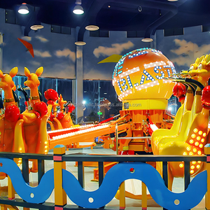 Tours de saut de kangourou pour enfants Attractions attrayantes de commerçant d'amusement à vendre pour l'usage de centre commercial - Product Image 3