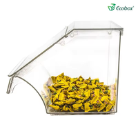 ECOBOX Scoop Bin Récipient alimentaire en plastique pour stockage de noix en vrac Conteneur alimentaire pour bonbons à vendre