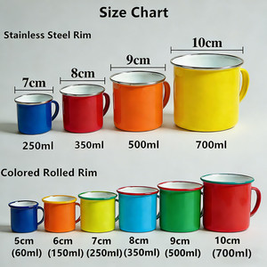 Taza Esmaltada Navideña Personalizada, Regalo Festivo, Taza Esmaltada Promocional, Vajilla Esmaltada Grande a Prueba de Fugas para Camping - Product Image 2