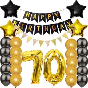 70 Seventy Years Old Birthday Party 70th Birthday Decorations Kit 70th Theme Party for Adult