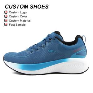 OLICOM Usine OEM Logo personnalisé Chaussures de sport <span class=keywords><strong>pour</strong></span> hommes et femmes Baskets respirantes en tricot volant Semelle EVA amortissante Chaussures de course - Product Image 1