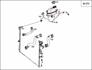 Réservoir d'expansion du liquide de refroidissement du <span class=keywords><strong>moteur</strong></span>, réservoir de radiateur, anti-âge et anti-fuite, pièce de rechange conforme aux spécifications d'origine. - Product Image 6