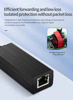 Adaptador Divisor POE Full-Duplex de 10/100 Mbps, Ethernet 48V a DC12V 1.2A RJ45, Alimentación por Ethernet, Plástico
