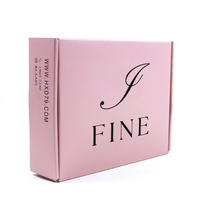 HXD Prix d'usine Support Logo personnalisé Texte en carton Mailer Boîte d'expédition Marchandises d'occasion Jouets Boîte en carton pour l'expédition