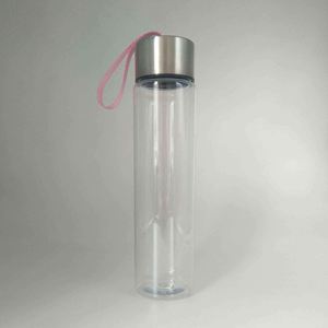 Summer Sports Water Bottleportable Leak-Proof Drinkwarefood Safe <b>Plastic</b> Bottleoutdoor Camping Bottlestraw Cap Handheld Bottle - Product Image 6