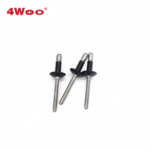 <span class=keywords><strong>Rivet</strong></span> à tête de <span class=keywords><strong>fleur</strong></span> en aluminium personnalisé de 3,2 à 4,8 mm, <span class=keywords><strong>rivet</strong></span> noir pour la décoration de boissons alcoolisées/vin rouge/aliments/cadeaux - Product Image 2