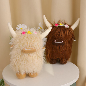 Claire alta calidad mejor <span class=keywords><strong>precio</strong></span> fabricante personalizado Escocia Highland <span class=keywords><strong>vaca</strong></span> juguete decoración peluche Animal Highland <span class=keywords><strong>vaca</strong></span> - Product Image 6