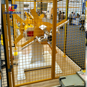 Panneaux de clôture industriels, portes d'entrepôt, poteaux de sécurité, barrières de sécurité, panneaux de robot de sécurité, panneaux en fil métallique, panneaux en acier, panneaux métalliques personnalisés, durables DM01 - Product Image 1