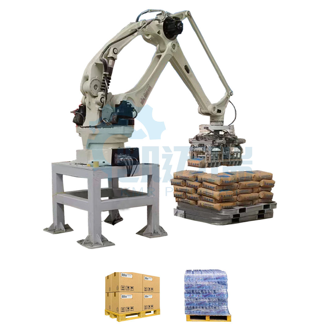 Bottle Robotic Palletizer Cost Low Cost Automatic Single Column