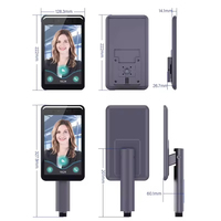 Mesin Kontrol Akses Biometrik Terminal Luar Ruangan Tahan Air IP65 8 Inci, Pengenal Wajah, Absensi, Turnstile SDK