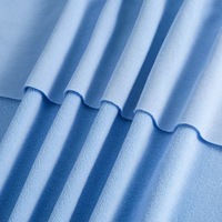 Tissu en microfibre polaire 180 GSM brossé anti-boulochage 100 % polyester pour doublure de doudoune