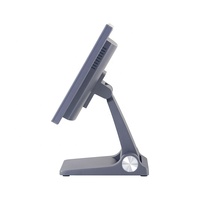 Terminal POS de 15.6 Pulgadas para Supermercado, con Windows 11, Soporte de Aluminio, Pantalla Táctil Capacitiva, Sistema POS en Venta