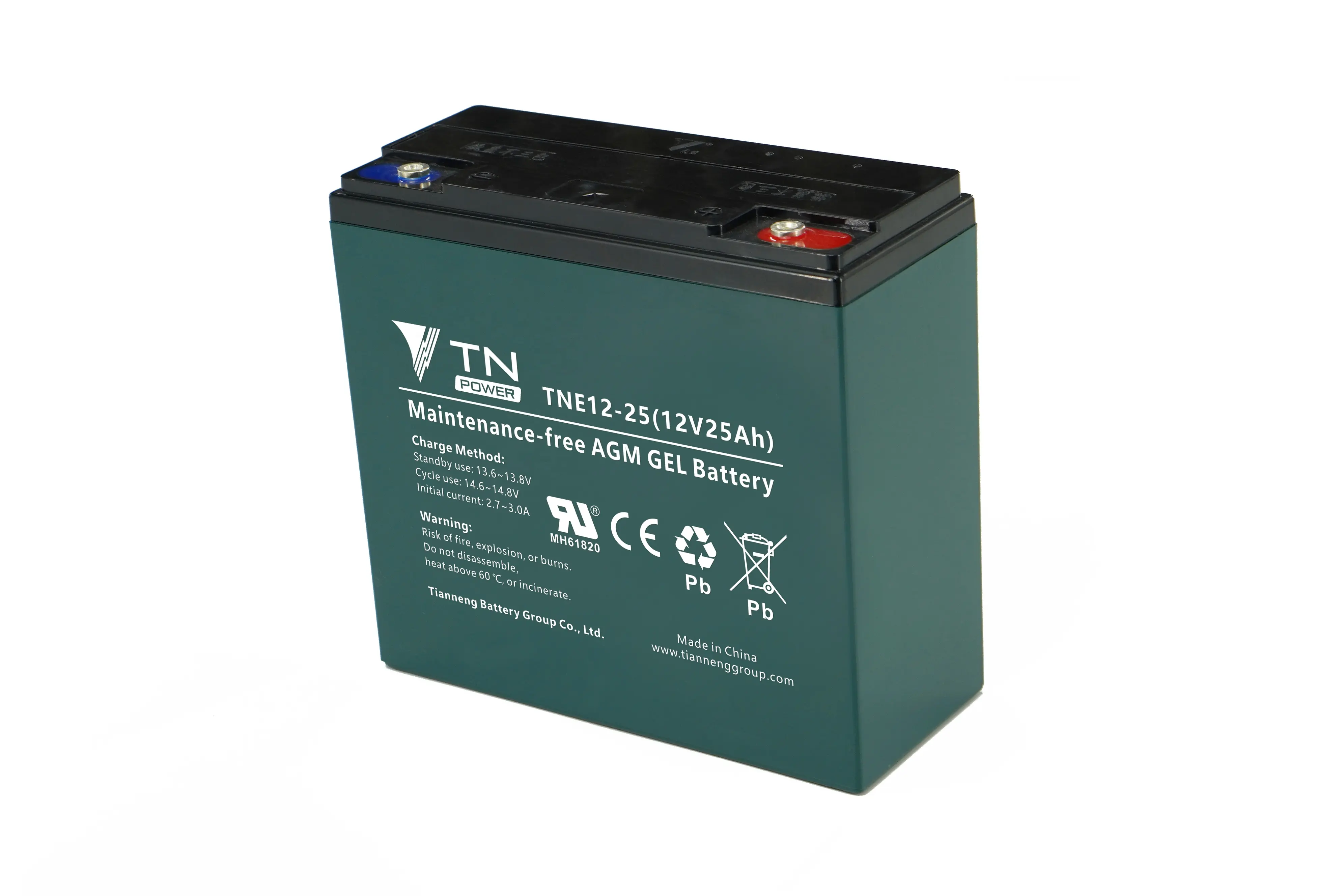 Hoge Kwaliteit Lage Snelheid Ev Deep Cycle Batterij Voor Elektrische Driewieler Elektrische Fiets Lood Zuur Accu