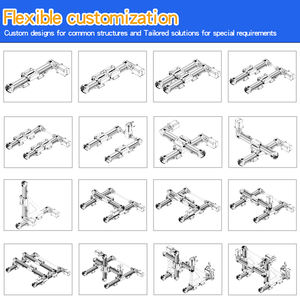 Module linéaire à courroie synchrone, table coulissante, chariot transversal, profilé aluminium 40, roulement, servomoteur pas à pas, modèle MTP40, charge utile 10 kg - Product Image 2