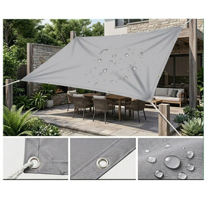 DaringFish Toldo Oxford Personalizado Impermeable con Ojales 1x3m |   Lona de 200g/m² <span class=keywords><strong>para</strong></span> Terraza, Cubierta de Privacidad <span class=keywords><strong>para</strong></span> Balcón, Cubierta <span class=keywords><strong>para</strong></span> Piscina - Product Image 5