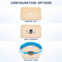 Pansement de trachéotomie en silicone de qualité médicale imperméable, coussinet de trachéotomie en mousse réutilisable, couvre-tube G pour le cou, pour soins post-chirurgicaux des adultes