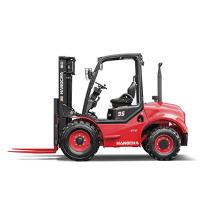 Hangcha מכירה חמה 3.5t x סדרה 4-wd שטח קשה מלגזה משאית עם מנוע דיזל yanmar את כביש מעלית מזלג - Product Image 5