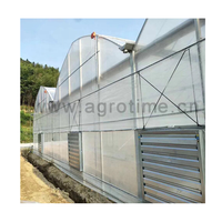Landwirtschaftliches Mehrspanniges Venlo-Glasgewächshaus mit Photovoltaik-Anlage