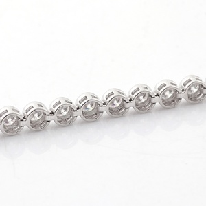 Bracelet en moissanite de conception en gros pour femmes, bracelet en moissanite VVS, bracelet en or massif 14 carats fait à la main pour un cadeau de luxe - Product Image 6