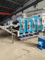 Ligne de production de fours de thermocollage entièrement automatiques pour non-tissés, type à air chaud, pour la fabrication de rembourrage de matelas en polyester