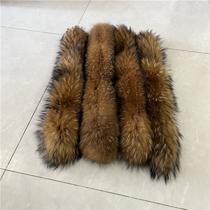 Recorte de <span class=keywords><strong>Pelo</strong></span> de Mapache Marrón para <span class=keywords><strong>Cuello</strong></span> de Piel de Capucha - Product Image 4