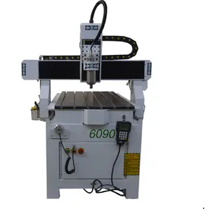 Mini 6090 cnc roteador metal cinzelando máquina de gravura para madeira de metal alumínio aço inoxidável