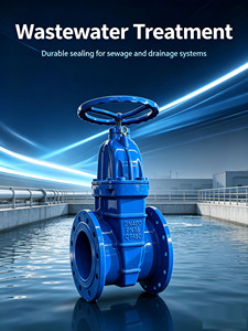 Vanne à opercule bidirectionnelle à joint renforcé NRS en fonte ductile à brides Z45X PN16 - Product Image 3
