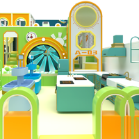 Aoleao - Bloques de Construcción Personalizados con Temática Interestelar para Parques Infantiles Interiores, Equipo de Entretenimiento Grande para Niños, Juego Suave, Certificado CE TUV