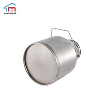 Seau de traite en acier inoxydable Xiangsheng de qualité alimentaire 30L 304 pour agriculteur et machine à traire de vache dans une ferme laitière