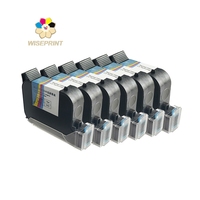 Cartouches d'encre rechargeables compatibles WISEPRINT hp 45 2588 51645a TIJ 2.5 Js10 Js12 pour imprimante à solvant automatique