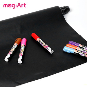 Rouleau de tableau noir écologique, non toxique, autocollant et réutilisable, surface de tableau noir pour les chambres d'enfants - Product Image 3