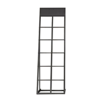 Échantillon de grands carreaux en métal personnalisés, rotatif sur deux côtés, curseur de style coulissant, support en pierre pour carreaux de céramique, présentoir pour carreaux de céramique