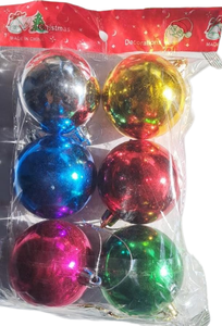 Fournitures de décoration de Noël, boules de Noël, grandes boules de Noël de 20 cm, couleur rouge brillante pour la décoration de Noël - Product Image 5