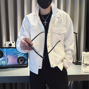 Hot Selling Stylish <strong>White</strong> <strong>Jacket</strong> for Men Combining Design Art in Every Detail Men Coat <strong>Jacket</strong> Long Sleeve Coats Men's <strong>Jacket</strong> - Product Image 2