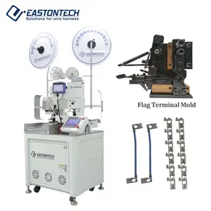 EW-801 + M Moniteur de force de sertissage de borne à 2 têtes entièrement automatique pour faisceau de câbles