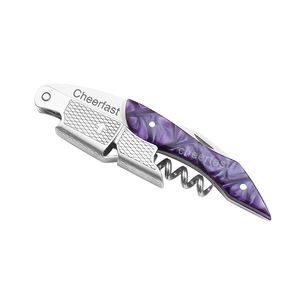 Tire-bouchon en résine professionnel serveurs 3 en 1 ouvre-bouteille en résine violette tire-bouchon tout en un tire-bouchon en résine de <span class=keywords><strong>vin</strong></span> - Product Image 3