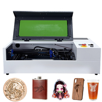 Grabador y Cortador Láser CO2 USB de 40W 3020, Refrigerado por Agua, Alta Precisión para Madera, Piedra, Goma, MDF, Papel