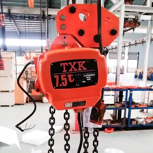 High quality 7.5 ton electric  motorized  trolley type chain hoist