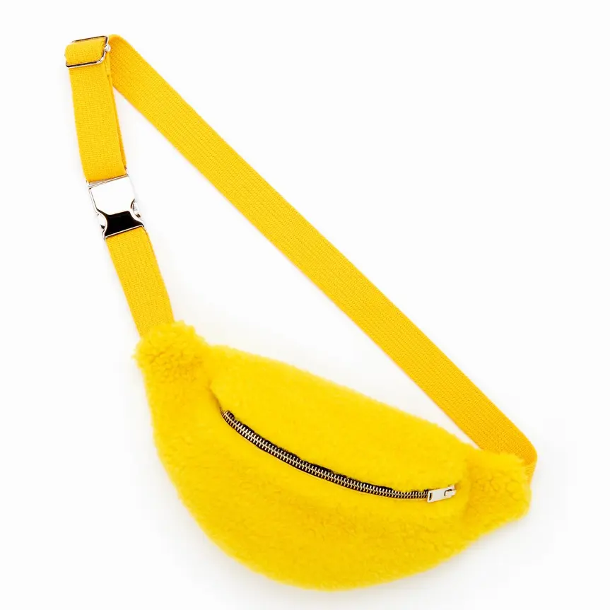 Sac ceinture pour femmes Teddy Sac banane Sherpa personnalisé Sac bandoulière
