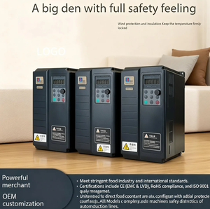 Variateur de fréquence 4KW, entrée monophasée 220V, <span class=keywords><strong>sortie</strong></span> triphasée 380V, 1000Hz pour moteur de broche CNC - Product Image 1