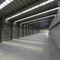 Centre de distribution commercial et entrepôt préfabriqué en structure métallique pour le stockage de matériaux de construction