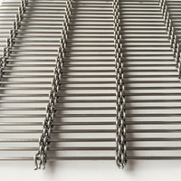 Maille architecturale en acier inoxydable câblée et à barres pour façades de parkings, écrans de cages d'escalier et ombrage solaire