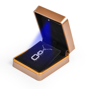 Wholesale Bracelet Necklace Earring Ring Packaging <b>LED</b> Jewelry <b>Box</b> With <b>LED</b> <b>Light</b> - Product Image 4
