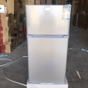 Refrigerador pequeño para el hogar, capacidad de 128/118L, doble puerta, uso fresco, refrigeradores para el hogar portátiles - Product Image 1
