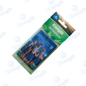 Carta appesa di lusso buon profumo profumo di carta nera deodorante per auto odore con Logo personalizzato - Product Image 1